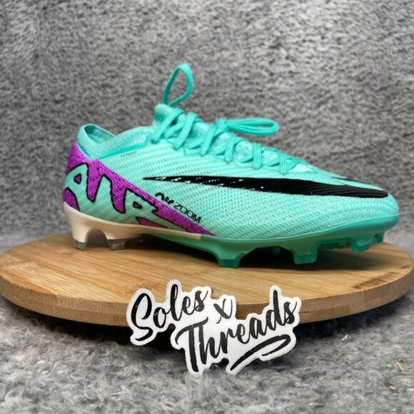 Nike Zoom Mercurial Vapor 15 Elite FG Soccer Size 6 Men Turquoise DJ4978-300 main image 6